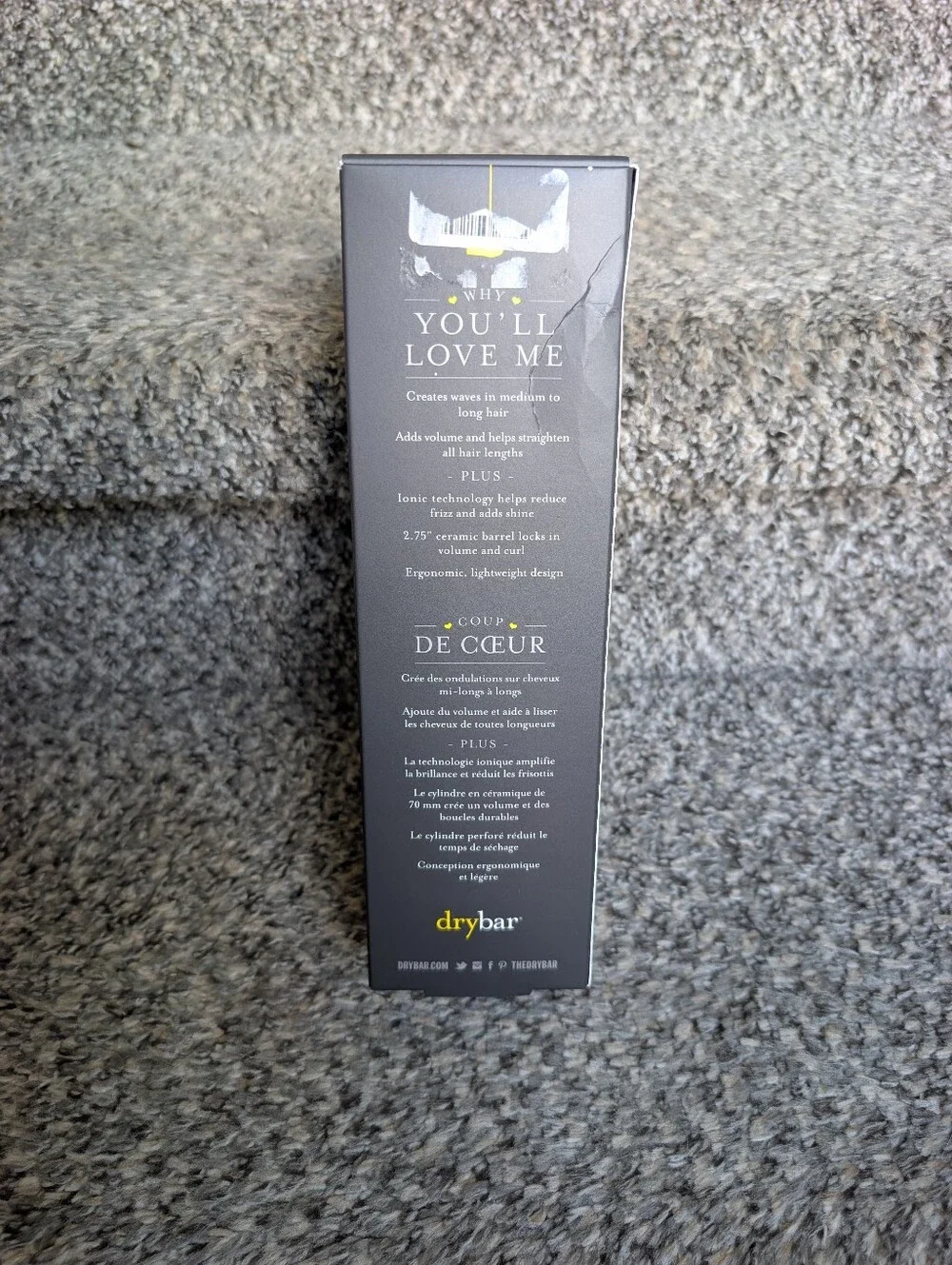Dry Bar Bundle Includes a Double Pint 2.75 Large Round Brush and The Slider Comb